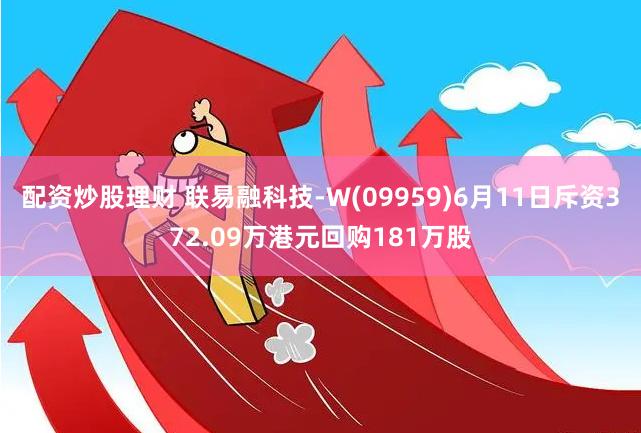 配资炒股理财 联易融科技-W(09959)6月11日斥资372.09万港元回购181万股